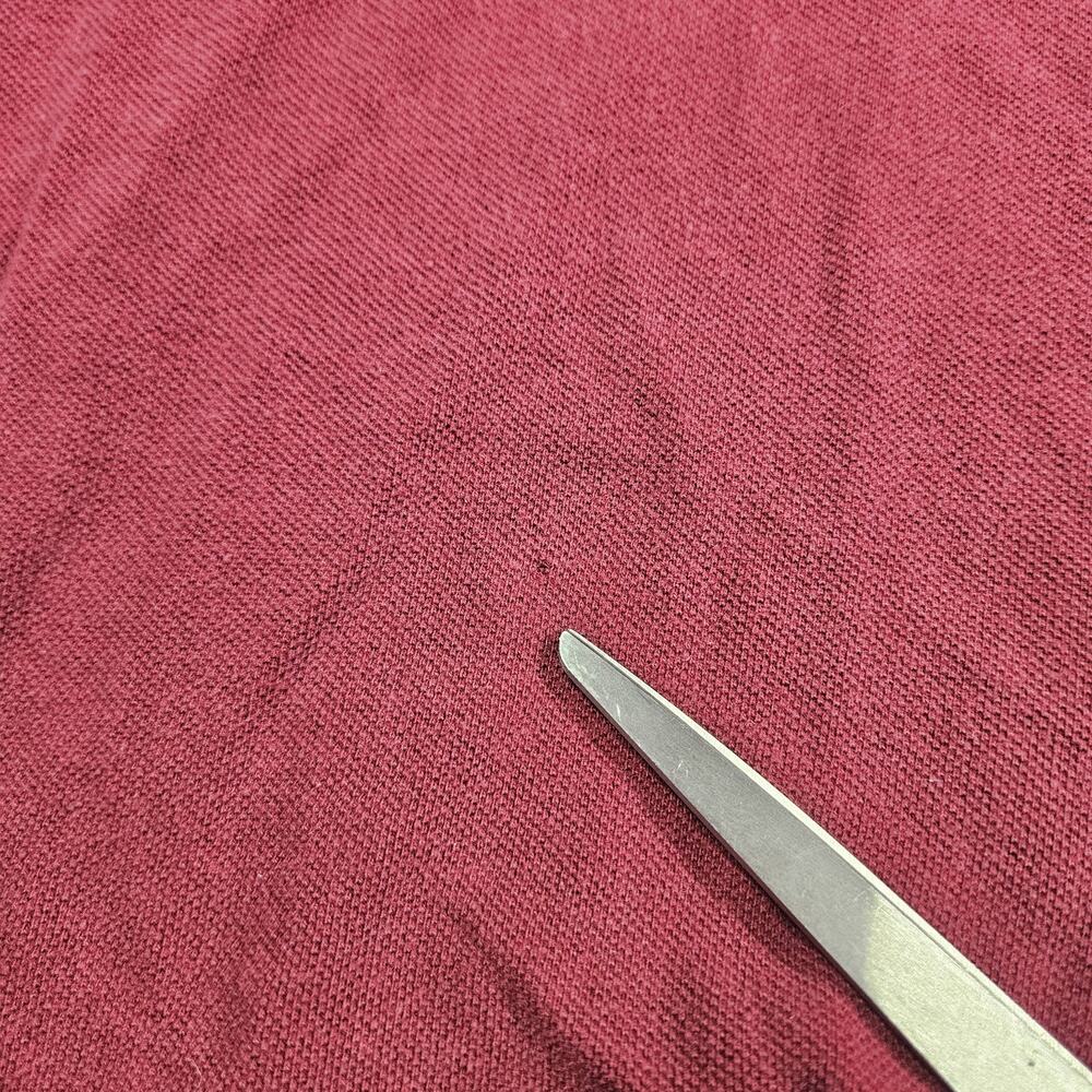 Vintage Abercrombie & Fitch Muscle Polo Shirt Mens XL Red Preppy Long Sleeve Y2K - Picture 6 of 16